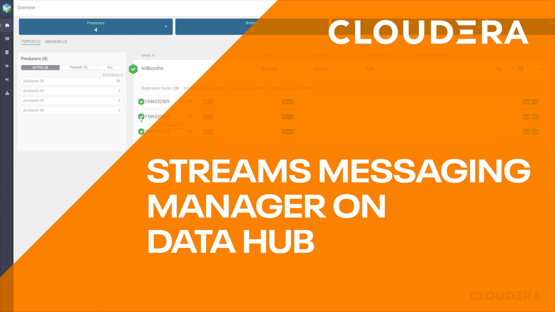 Gerente de mensagens de streaming no Data Hub no CDP