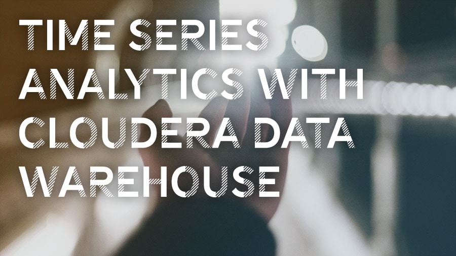 Análise de séries temporais com o Cloudera Data Warehouse