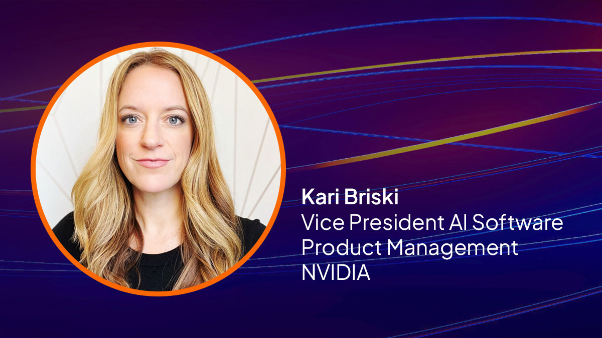 Kari Briski, vice-presidente de gerenciamento de produtos de software de IA na NVIDIA