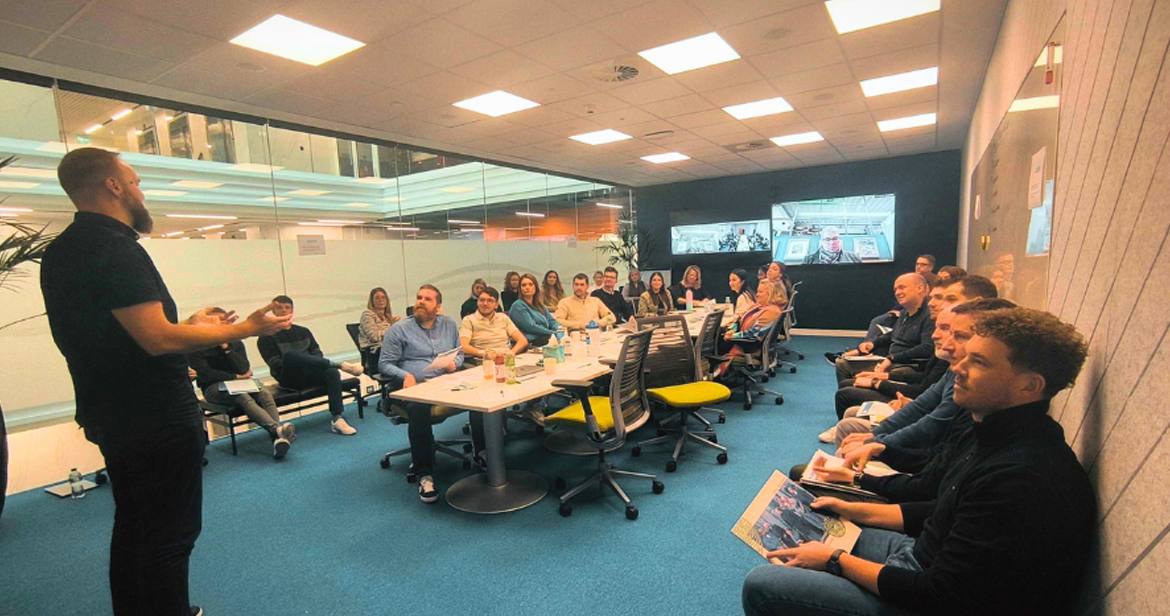 Interior do escritório da Cloudera 